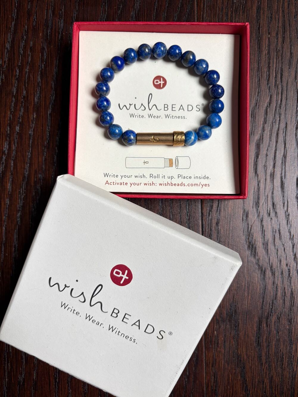 NWT Wishbeads Intention Bracelet (Lapis Lazuli)